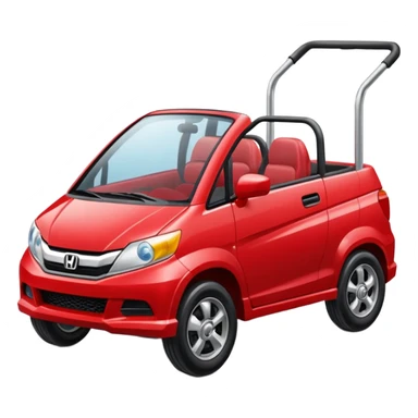 Carrito honda  sticker