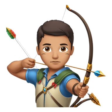 archer bow sticker