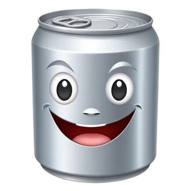 tuna can shaped like a soda can sticker