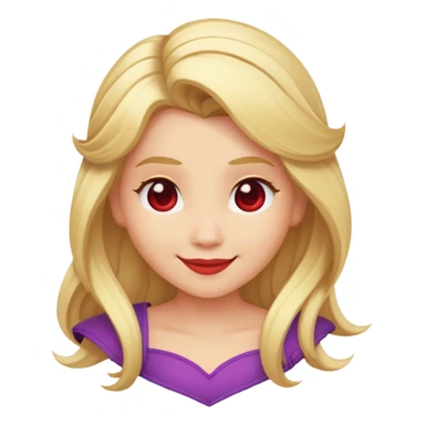 une emote twitch de raiponce avec un coeur sticker