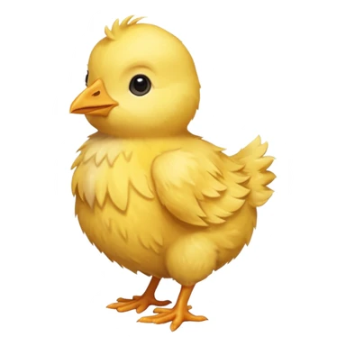 chick walking from left to the right sticker