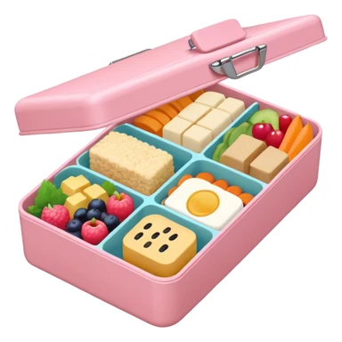 a pastel bento sticker