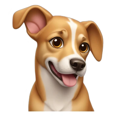 Brasilian Caramel dog sticker