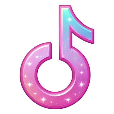 glitter pink symbol TikTok sticker