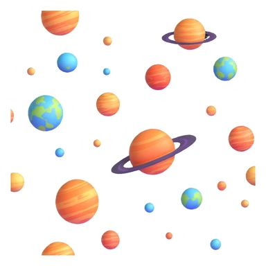 cosmic planets aligned sticker