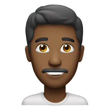 rostro de un hombre riendose de un video sticker