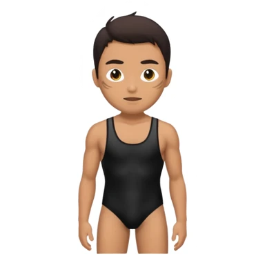 Muzan in a bathing suit sticker