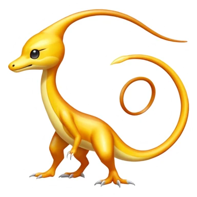  Slim Nimble Long-tailed Whip-fast Flexible Pokémon-Fakémon-Digimon-Creature, (full body) sticker