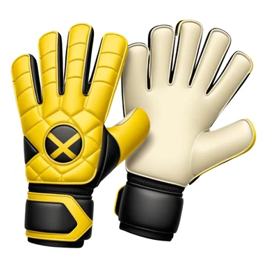 Soccer goalkeeper glove with padding and finger protection sticker