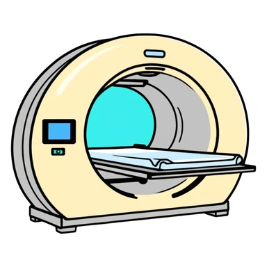 MRI scanner sticker