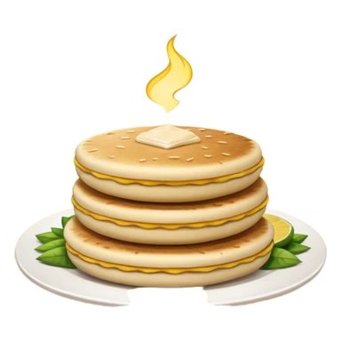 party table decorated all over with colombian arepas,  sticker