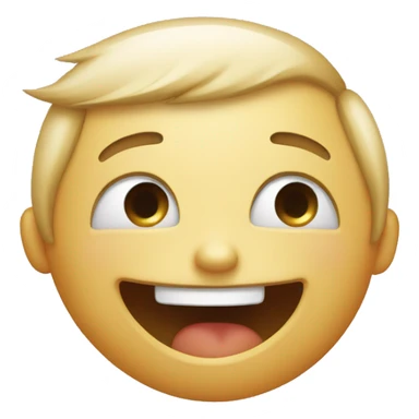 Happy face cry sticker