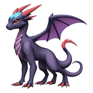 Salandit-Absol-Noibat-Noivern-Hybrid (Full body) sticker