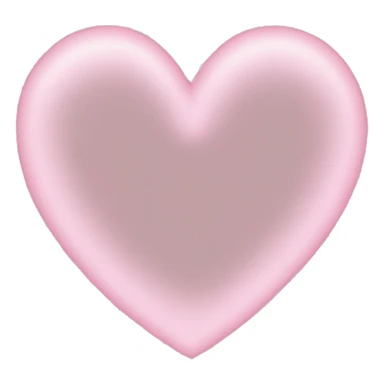 Light pink heart outline  sticker