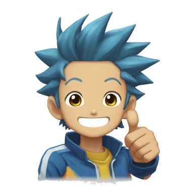 inazuma eleven thumbs up sticker