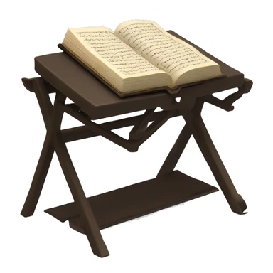 A Qur'an on a stand sticker
