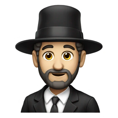 Hasidic Jewish man sticker