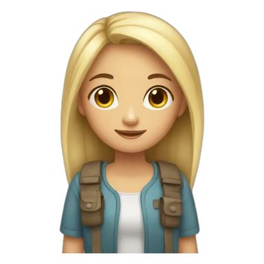 Girl with a BBL sticker