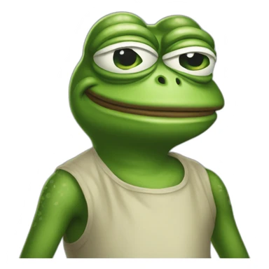 pepe the frog rizz sticker