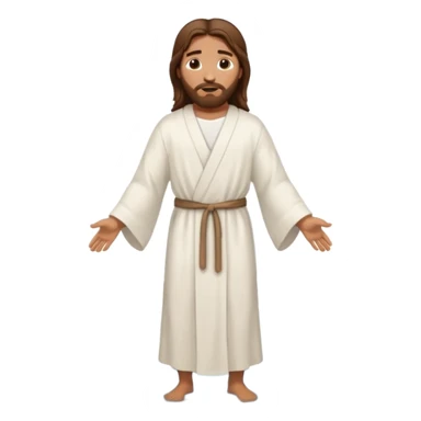 Jesus walking on water  sticker