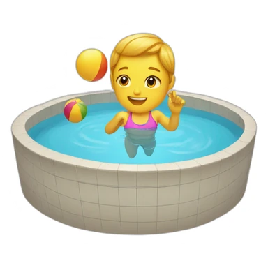Piscine sticker