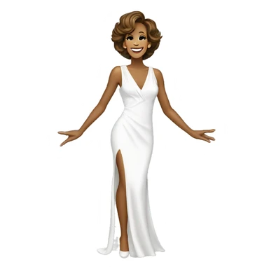 Whitney Houston sticker