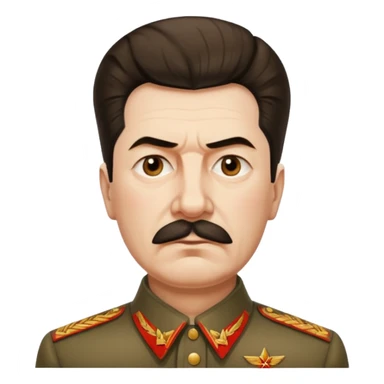 Joseph stalin is sad sticker