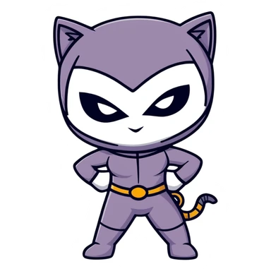 Catwoman from DC comics sticker