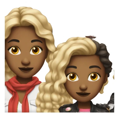 All girl band sticker