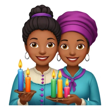 Candle Maker black woman sticker
