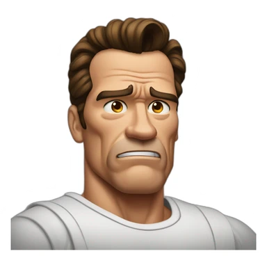Disappointed Arnold schwarzenegger sticker