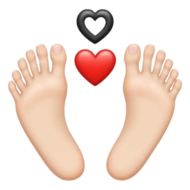 Man feet white heart and woman with hands up  sticker