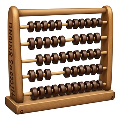 ancient abacus sticker