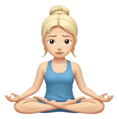 Maître yoga qui pleure sticker