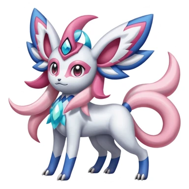 Palkia-Diancie-Absol-Sylveon-Jirachi-Meloetta-fusion  sticker