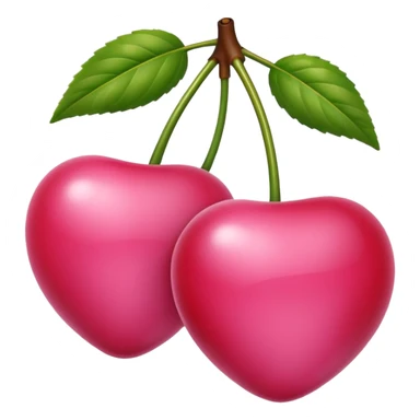Pink cherries sticker