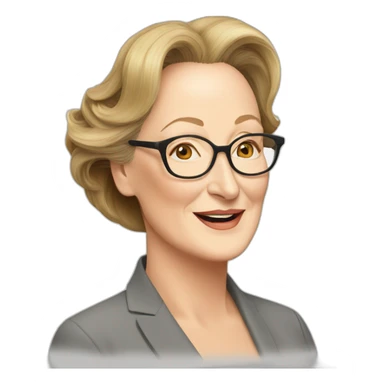 meryl streep sticker