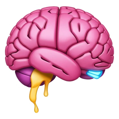 hazlo rosita mas estetico como el emoji del cerebro y ya sticker