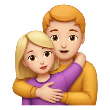 Super kissy face with lots of love and big hug sticker