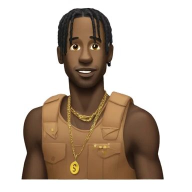 Travis Scott earning money sticker