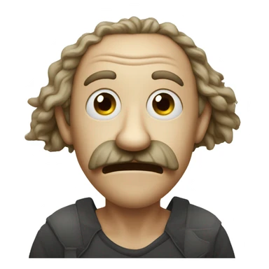 a fich with a big nose sticker