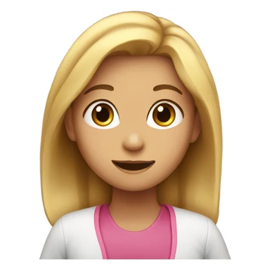 Girl saying you’re the best sticker