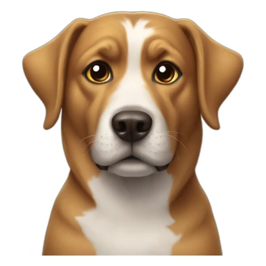 dog super hero sticker