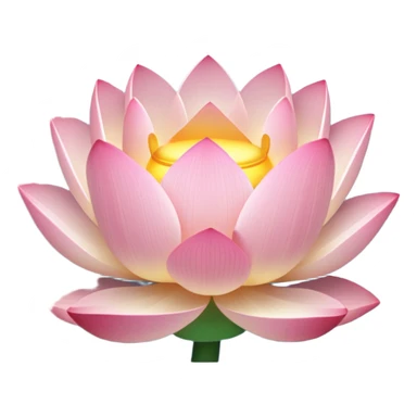 lotos emoji, a slight glow
acceptable сolors: #7da2d1 #F4EDE2 #AFC9E8 sticker