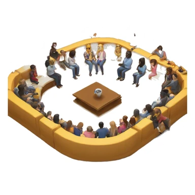 conversation pit  sticker