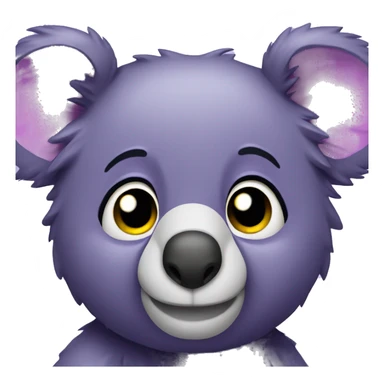 Purple koala  sticker