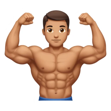 biceps muscle  sticker