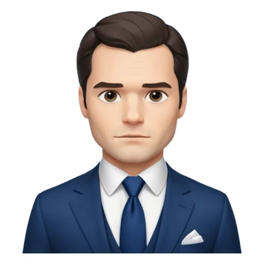 henry cavill in suit sticker