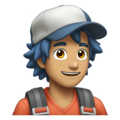 Ash from Pokémon sticker