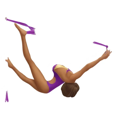 Aerial silks sticker